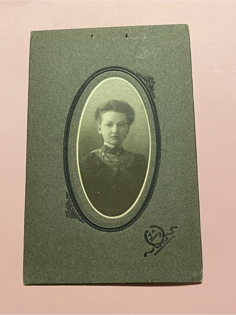 Vintage Woman Cabinet Photo #7364